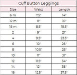 2023 Extras Koi Blue Dots Cuff Button Leggings