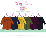 2023 Fall Extras Riley Tunics 3/4 Sleeves - ALL COLORS