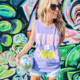 KIND IS COOL Adult Tank - Screen Printed
