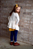 Double Peplum Cardigan - ALL COLORS