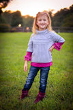 Long Sleeve Tops - icings, ruffles, truffles, ruffle leggings, icings leggings, ruffle tops, icing tops, icing shirts, ruffle dresses