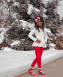 Long Sleeve Tops - icings, ruffles, truffles, ruffle leggings, icings leggings, ruffle tops, icing tops, icing shirts, ruffle dresses