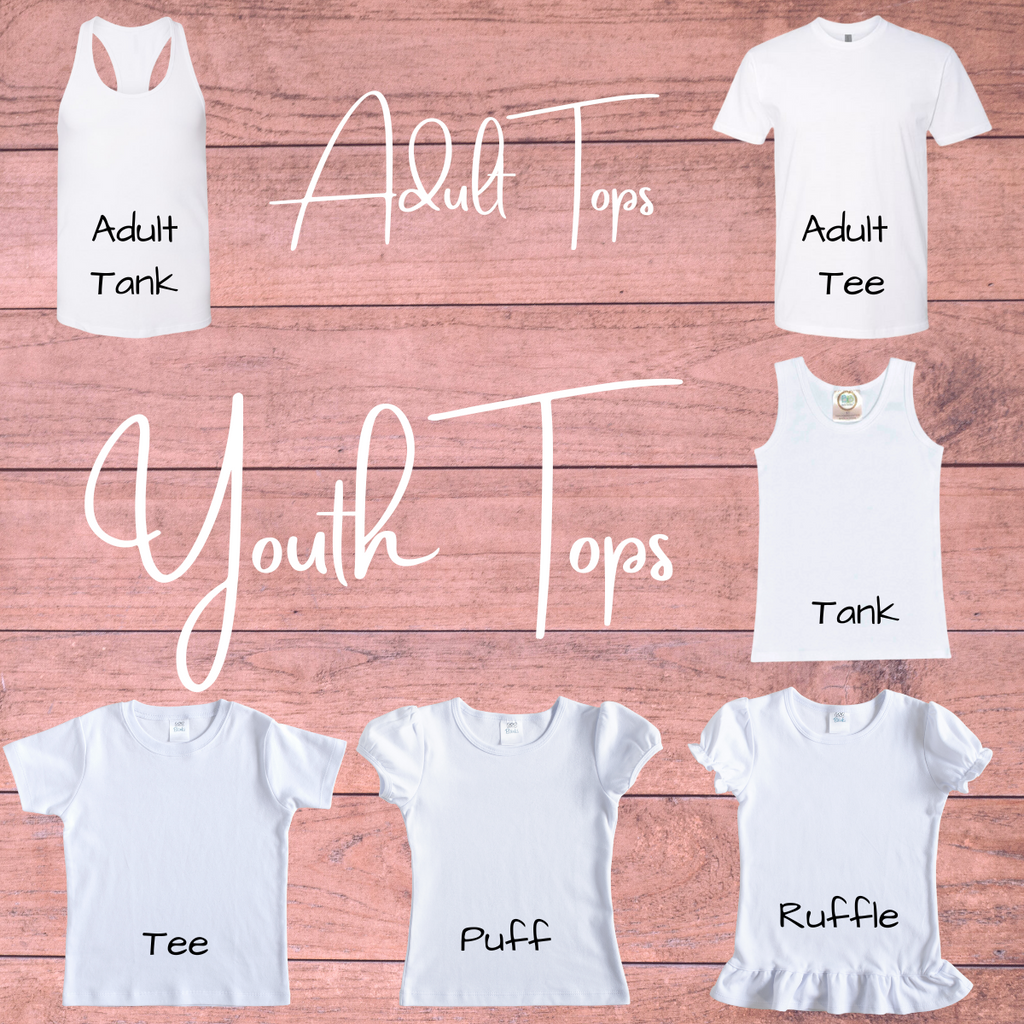 Youth Puff Short Sleeve Monogram Graphic Tees - ALL DESIGNS