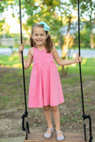 Barbie Pink Racerback Elli Dress - Little Fashionista Boutique