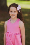 Barbie Pink Racerback Elli Dress - Little Fashionista Boutique