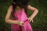 Barbie Pink Racerback Elli Dress - Little Fashionista Boutique