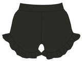 Black Petal  Shorts