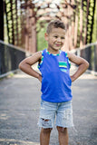 Boys Seaside Stripes Tank Top