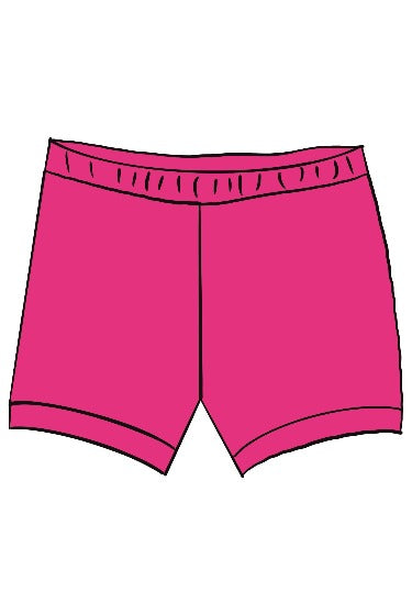 zLipstick Pink Gabby Shorts