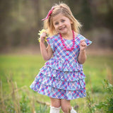 Plaid Hannah Dress & Bloomer Set