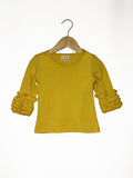 Mustard Icing Long Sleeve Top - Little Fashionista Boutique