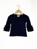 Navy Icing Long Sleeve Top - 2 LEFT!