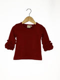 Cranberry Icing Long Sleeve Top -2 LEFT!