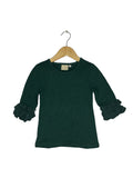 Emerald Lace Bell 3/4 Sleeve Top -LAST ONE!