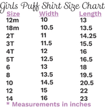 Youth Puff Short Sleeve Monogram Graphic Tees - ALL DESIGNS
