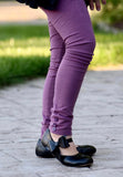 Amethyst Cuff Button Leggings