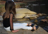 Black Spaghetti Strap Adjustable Tank Top -1 LEFT!