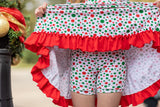 Red & Green Polka Dot Gabby Shorts