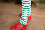 Peppermint Stripe Ruffle Button Leggings - Little Fashionista Boutique