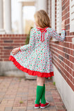 Red & Green Polka Dot Gabby Shorts