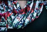 Womens Winter Floral Infinity Scarves