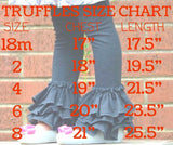 zJade Truffle Triple Ruffle Leggings - Little Fashionista Boutique