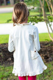 Ivory Olivia Button Pocket Cardigan