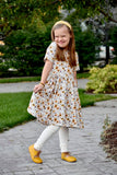 Ivory Cuff Button Leggings