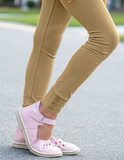 Latte Cuff Button Leggings