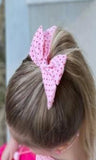 Pink Dots 4.5" Fabric Bow