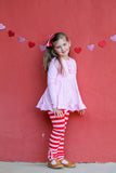 Ballet Pink Heart Back Long Sleeve Briella Tunic