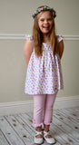 zBashful Pink Lace Piper Capris