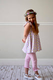 zBashful Pink Lace Piper Capris