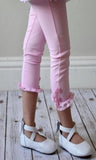 zBashful Pink Lace Piper Capris