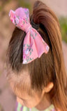 Pink Roses 4.5" Fabric Bow