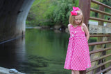 PINK WITH WHITE STRIPES Children Elli Dress