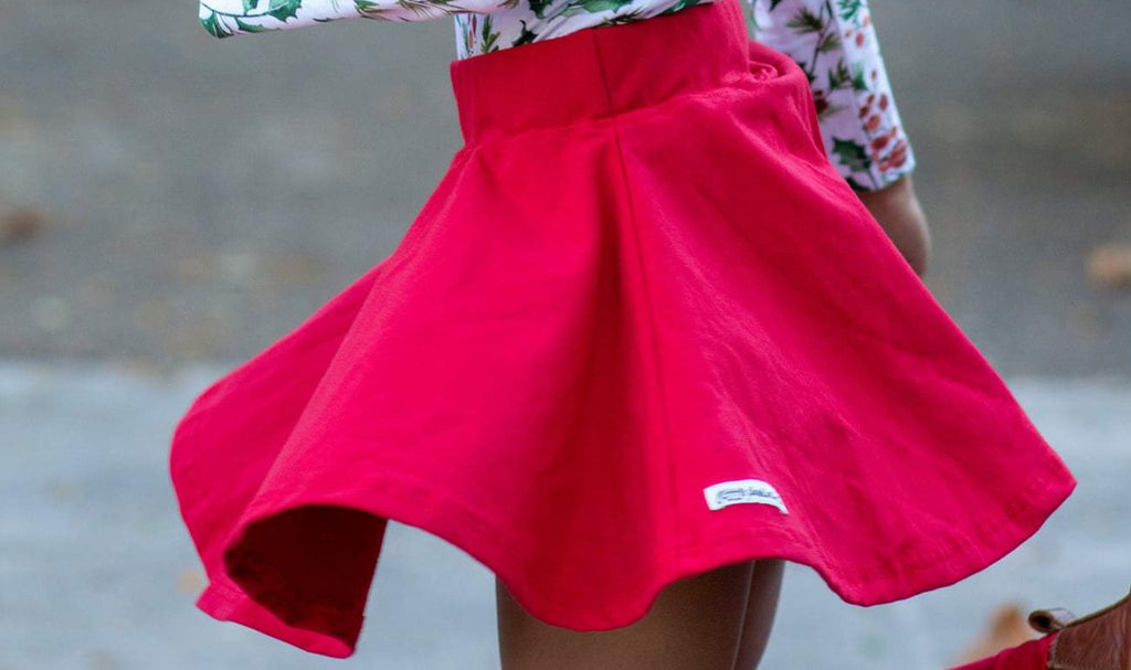 Real Red Circle Skirt
