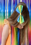 Rainbow 4.5" Fabric Bow